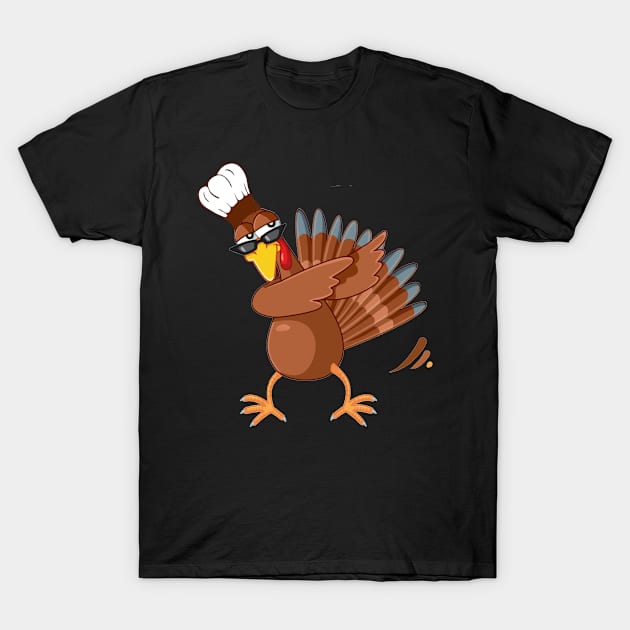 Happy Thanksgiving Turkey Day Funny Gift T-Shirt by karascom